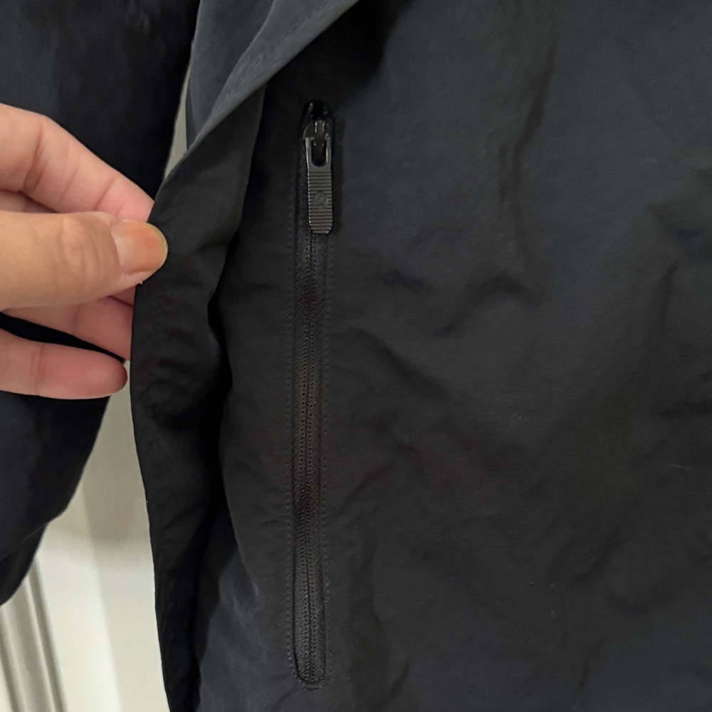 Lululemon Always Effortless Jacket coat LONG rain windbreaker Black size 2 - Picture 6 of 12